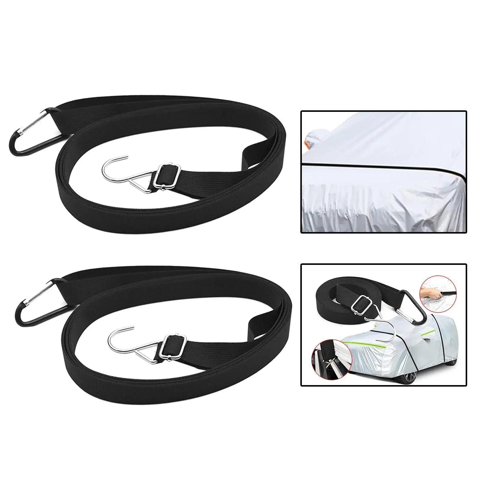 2Pcs Car Cover Straps Wind Protector Universal Adj..