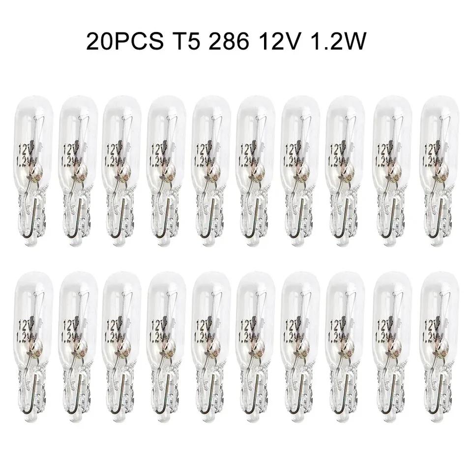 20pcs T5 286 �ڵ��� ��� ���� ����� ����, 12V 1 2W, ����..